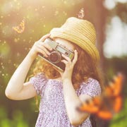 Children will love seeing the results when they take photos of flowers, insects, landscapes, trees and sunsets.