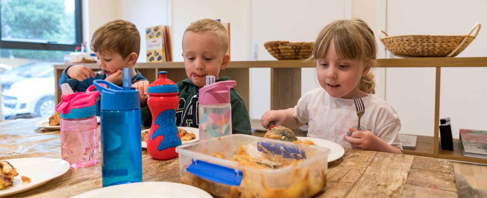 Only the freshest, most nutritious ingredients are used in our freshly-prepared children's meals.