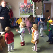 Toddler dance lessons are fun but also help to improve coordination, balance and motor skills.
