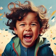 The part of the brain responsible for emotional control is still under construction when children are young, so they can easily become overwhelmed.