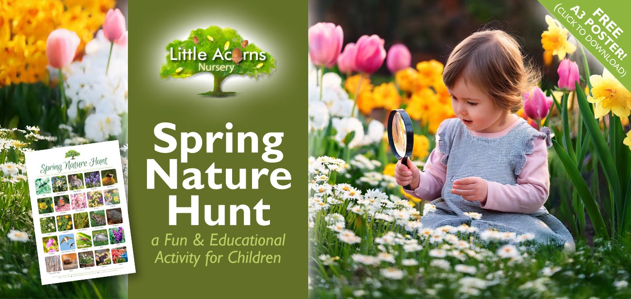 Spring Nature Hunt — a Fun & Educational Activity for Children (with Free Reference Poster!)