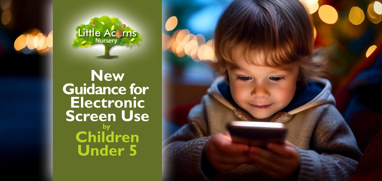 New Guidance for Electronic Screen Use by Children Under 5