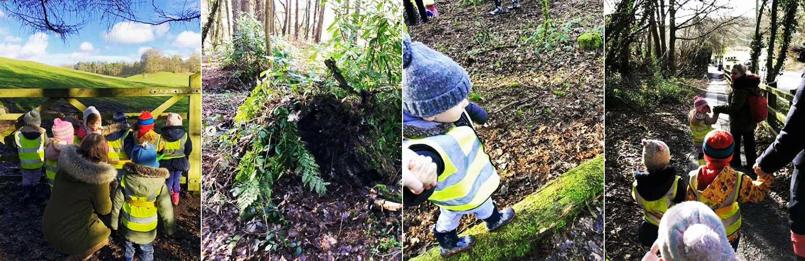 The nursery's Forest School sessions are for children under 5. The nursery's Forest School sessions are for children under 5.