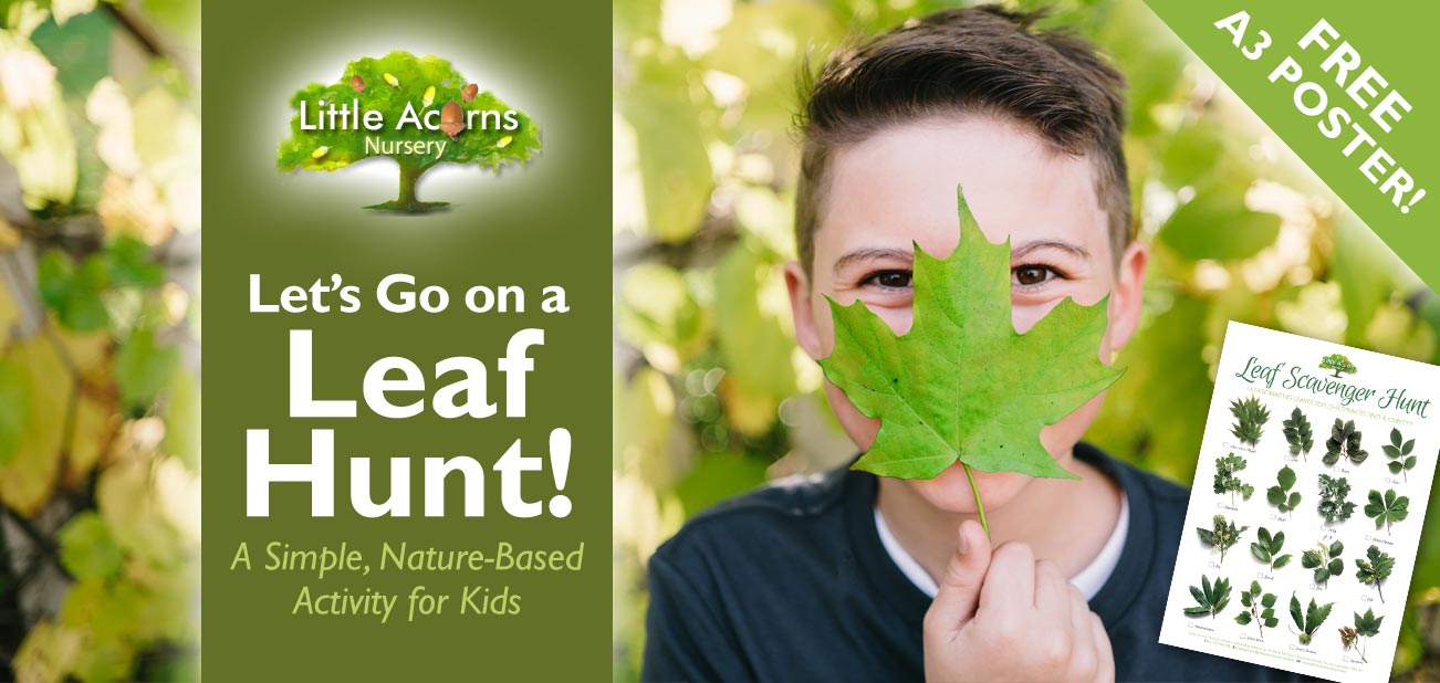 Let’s Go on a Leaf Hunt! A Simple, Nature-Based Activity for Kids — with a Free Poster! Let’s Go on a Leaf Hunt! A Simple, Nature-Based Activity for Kids — with a Free Poster!