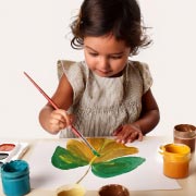Children can draw or paint their own representation of leaves that they have found. 